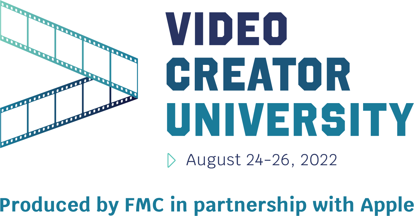 Video Creator University logo - August 24-26, 2022